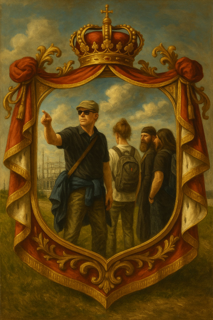 Ölgemälde des großen Kolongo bei der Einnahme West-Deutschlands